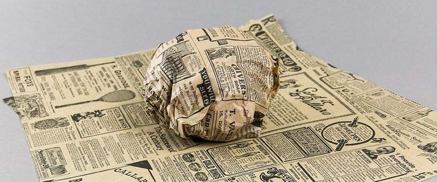 Schroeder Designverpackungen Serviceverpackungen Food Einschlagpapier Gefuellt