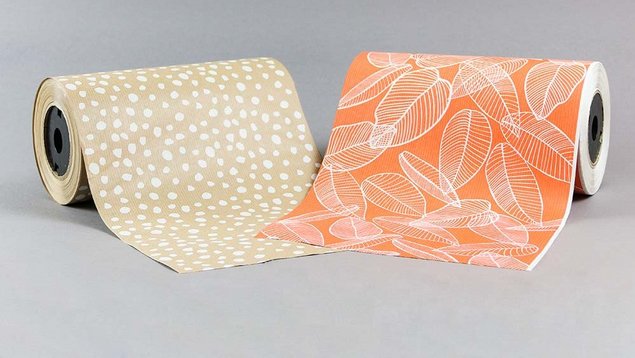 Schroeder Designverpackungen: Serviceverpackungen: Floristen: Sycre Schroeder Designverpackungen Serviceverpackungen Floristen Sycre Ausgerollt