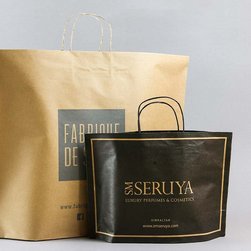 Schroeder Designverpackungen: Tragetaschen: easiBag Schroeder Designverpackungen Produkte Tragetaschen Easi Bag Doppelt Schwarz Braun